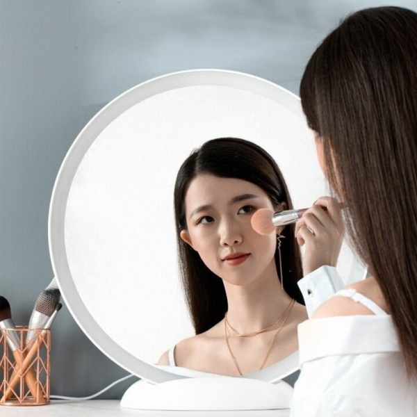 Зеркало для макияжа Jordan Judy NV534 с дополнительным зеркалом, белое